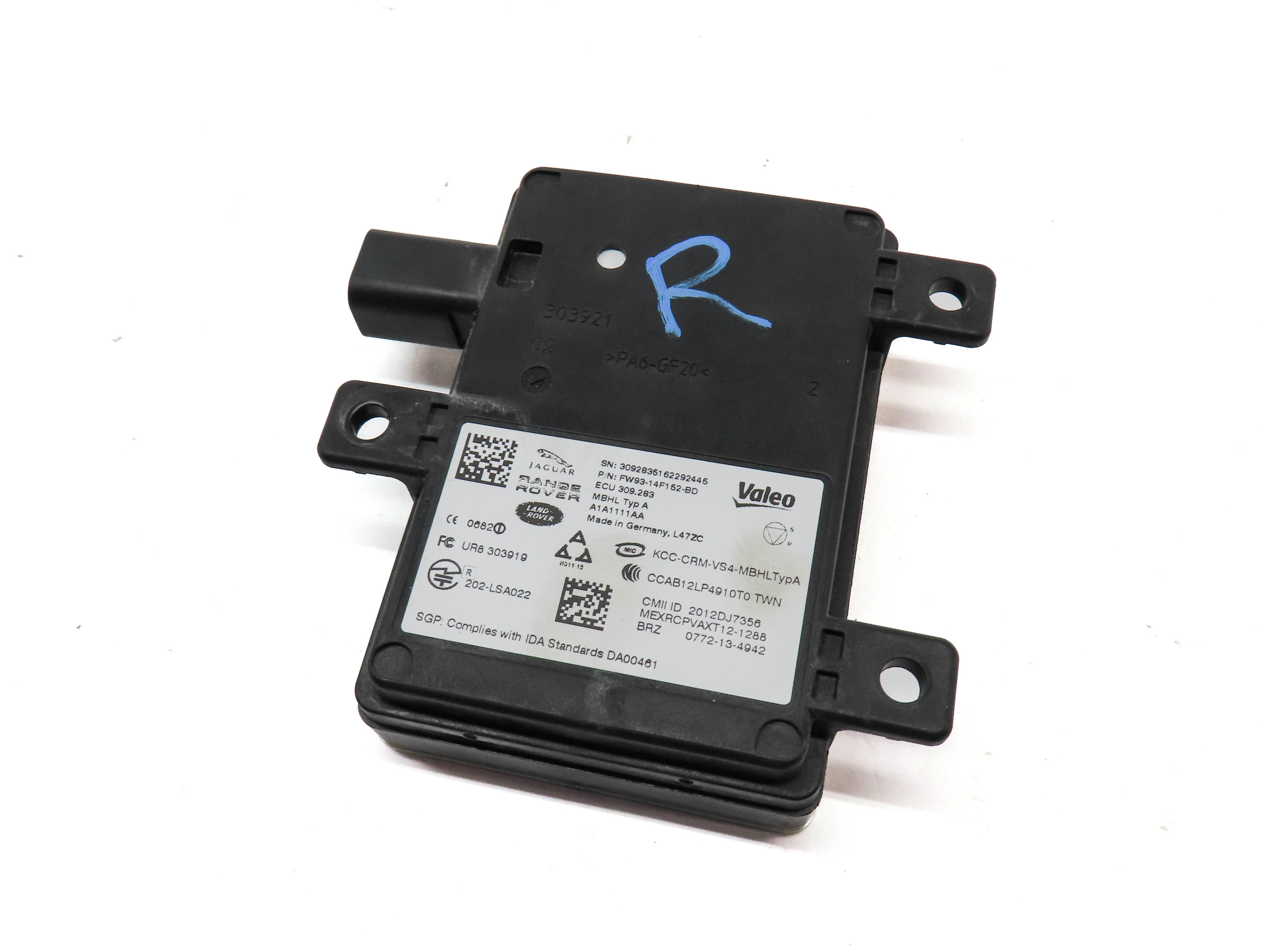 17 EVOQUE DISCOVERY SPORT (L538 L550) REAR LEFT OR RIGHT BLIND SPOT RADAR SENSOR — exact item pictured